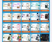 468 Canva Instagram Story Templates | Editable Social Media Designs (Instant Download)