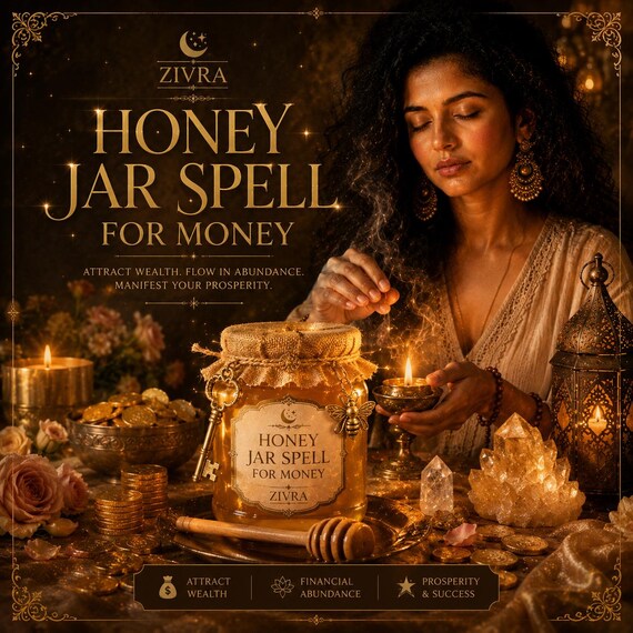 Honey Jar Spell for Money | Prosperity Ritual, Wealth Attraction (PDF Report)