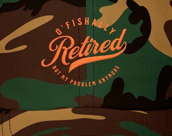 cap Retirement fishing Classic Dad Hat, Gift for Retired Dads, Casual Cap for Fathers, Comfortable Sun Hat, Outdoor Accessory