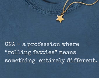 Grappig sarcastisch verpleegster T-shirt cadeau voor CNA tshirt grappig ongepast T-shirt T-shirt comfort kleuren. verpleegkundige langdurige zorg