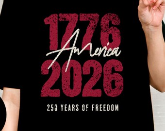 250 Years 1776-2026 VintageTee | American Eagle Independence Day Design 4th of July semiquincentennial, America250, quarter millennium