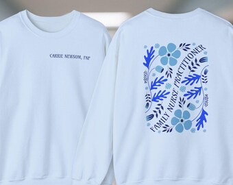 Nurse Practitioner personalized sweatshirt Unisex sweatshirt, Personalizable NP sweatShirt,  NP Student Grad Present, gift for NP
