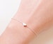 Heart Bracelet, Tiny Heart Bracelet, Silver Heart Bracelet, Dainty Bracelet, Delicate Bracelet, Simple Chain Bracelet, Gift For Her 