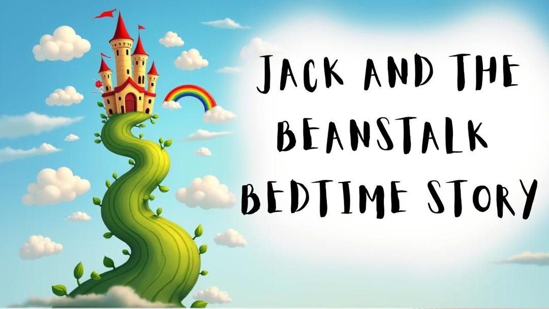 Jack and the Beanstalk Reading Fairy Tale, Fairytales for Kids to Read ...