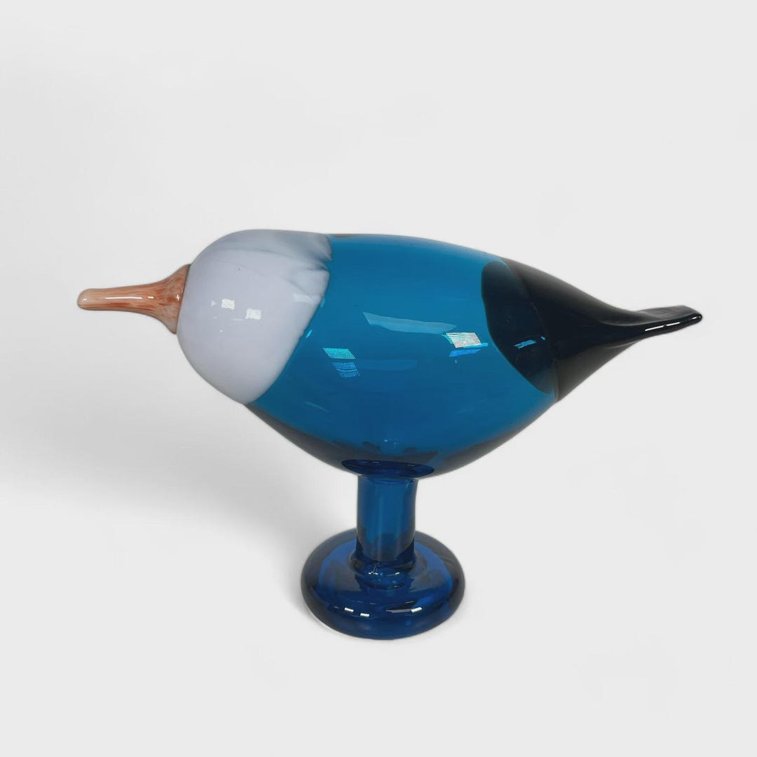 Limited Edition Rare Vintage Mouth-blown Glass Iittala Oiva