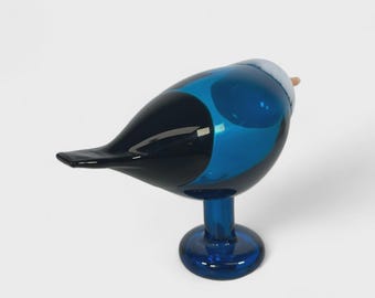Limited Edition Rare Vintage Mouth-blown Glass Iittala Oiva Toikka