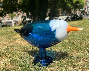 Limited Edition Rare Vintage Mouth-blown Glass Iittala Oiva Toikka