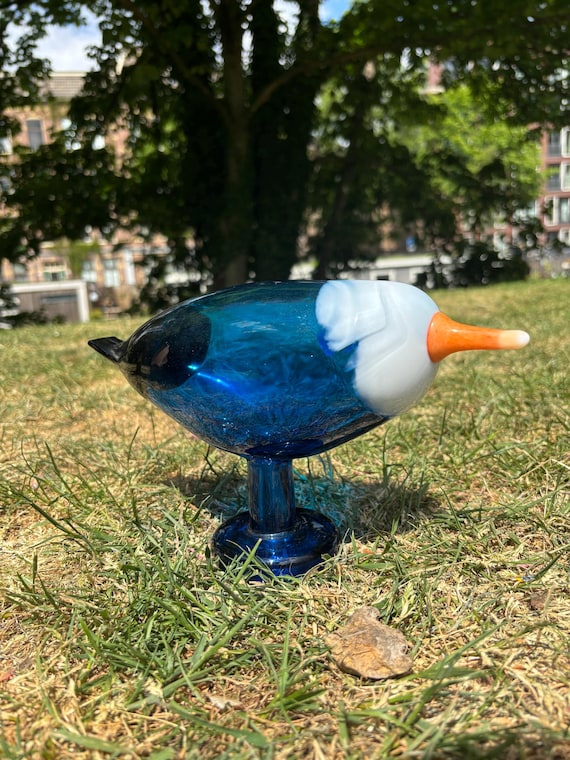 Limited Edition Rare Vintage Mouth-blown Glass Iittala Oiva Toikka