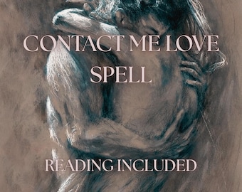 Contact Me Now Spell Same day casting, Tarot Reading Romantic Insight (Digital Delivery)