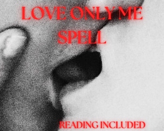 Love only me Spell for stubborn target, Same Day Casting, Tarot Reading for Romantic Insight, Avoidant to obsessed ritual (Digital Delivery)