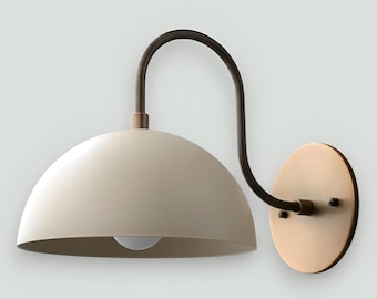 Mid Century Lamp-Brass Wall Light-Sconce Light-Modern Wall Sconce-bathroom vanity
