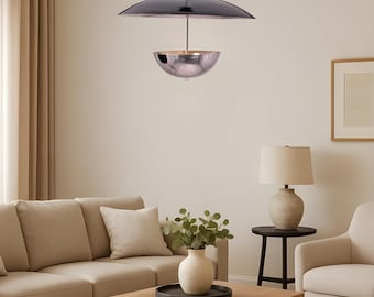 Brass Pendant Light: Mid Century Modern 4-Light Room modern Chandelier for EntryWay