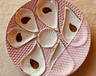 French Porcelain Oyster Plate