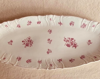 French Country Style  Porcelain Fish Platter,c.1900