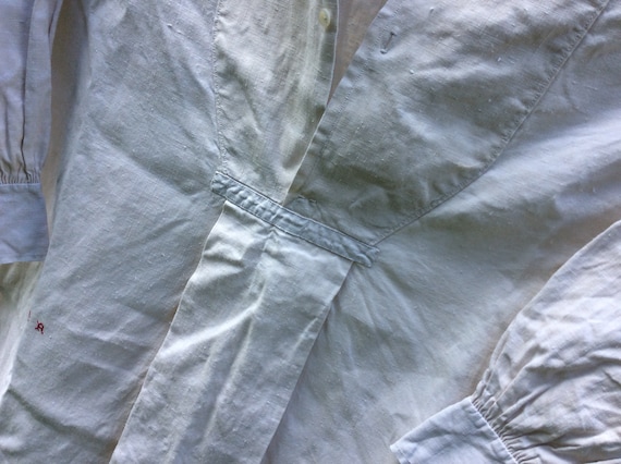Antique French Linen Artists Smock/Shirt - image 6