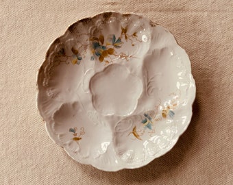 French Porcelain Oyster Plate c1820