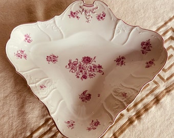 Deep Well French Porcelain Game Platter