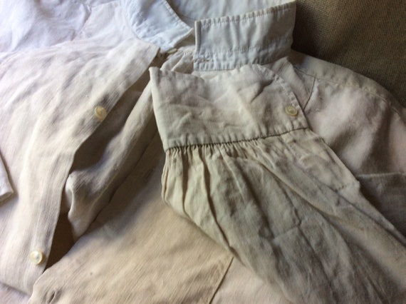 Antique French Linen Artists Smock/Shirt - image 7