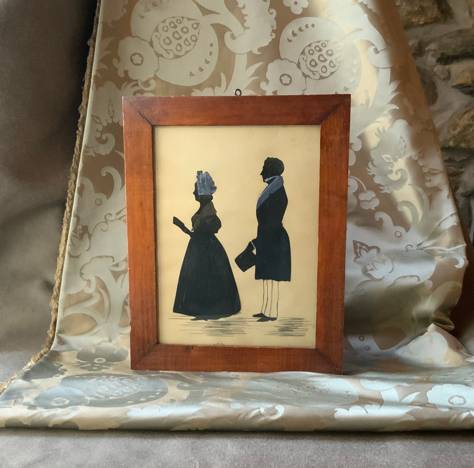 Antique Silhouette Portrait - Etsy