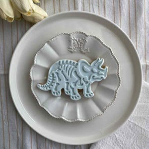 Triceratops Fossil Dinosaur Skeleton - Outbosser cookies | Cookie embosser | Fondant cutter | Cookie cutter | Stamp | Stamp | Stamp