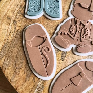 Spiral babouche - Outbosser cookies | Cookie embosser | Fondant cutter | Sugar paste cutter | Cookie stamp | Stamp | Stamp