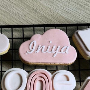 Personalized first name for birthday - Outbosser cookies | Cookie embosser | Fondant cutter | Cookie cutter | Stamp | Stamp | Stamp