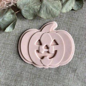 Pumpkin with face - Outbosser cookies | Cookie embosser | Fondant cutter | Cookie cutter | Cookie stamp | Stamp | Stamp