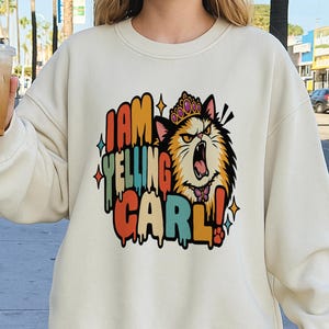 I Am Yelling Carl Sweatshirt, Princess Donut Dungeon Crawler Carl Crewneck, Matt Dinniman DCC Book Lover Gift