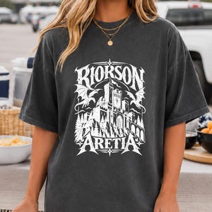 Xaden Riorson House Aretia Comfort Colors Shirt, Fourth Wing Dragon Rider Tee, The Empyrean Series Bookish Fantasy Reader Gift