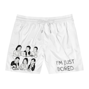 Bored Mens Swim Shorts , Polyester