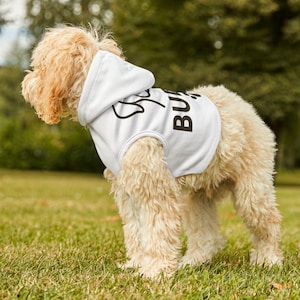 Buddy Pet Hoodie - Cozy Dog Hoodie for Winter, Dog Gift, Cute Pet Attire, Personalized Dog Apparel