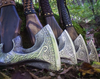 Handmade Viking axe with Leather sheath | Forged Bearded Hatchet and Axes | Camping Axe, Christmas , Anniversary , Birthday Gift for Him,
