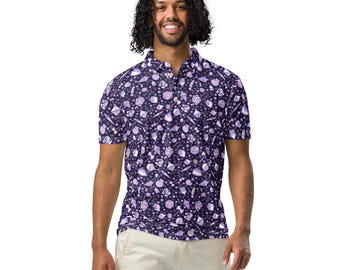 D&D Polo Shirt - Arcane Purple - Men’s Slim Fit Polo
