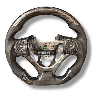 Carbon Fiber Steering Wheel for Honda Civic 2012-2015 | 9th Gen Civic Si & Type R FK2 Custom Upgrade