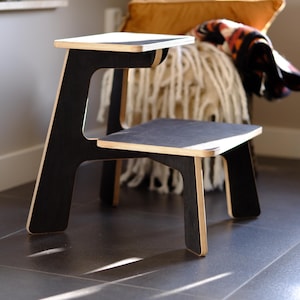 Minimalist Step Stool | Birch Plywood Stool, Side Table or Nightstand image 6