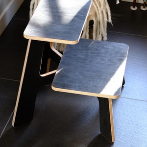 Minimalist Step Stool | Birch Plywood Stool, Side Table or Nightstand image 7