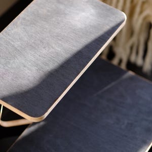 Minimalist Step Stool | Birch Plywood Stool, Side Table or Nightstand image 8