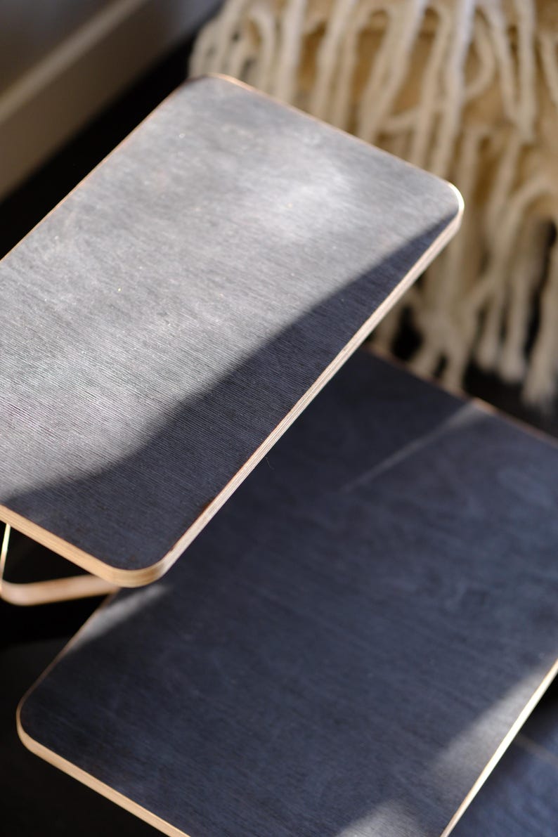 Minimalist Step Stool | Birch Plywood Stool, Side Table or Nightstand image 8
