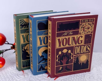 All The Young Dudes Hardcover Bücher Set - Individuell überarbeitete Cover, komplette Serie new 03