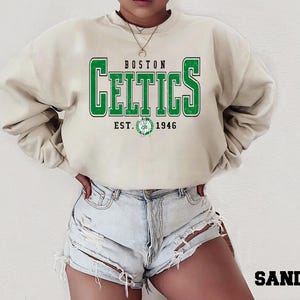 Boston Celtics Sweatshirt, Celtics Basketball Shirt, Retro NBA Sport T-Shirt, Spieltag Fan Geschenk Unisex .....|||