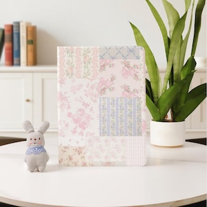 Aesthetic Floral Collage Pink iPad Case for 2025 2024 Air 7/6/5 iPad 10 10.9&quot;, 10.2&quot; iPad Pro 11&quot;12.9&quot; 13&quot; iPad Mini 6/7 with Pencil Holder