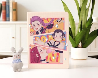 Funda personalizada para iPad de Kpop Demon Hunters (modelos A16, Air 7, 6 y 5 de 2025, iPad 10 de 10,9 y 10,2 pulgadas, iPad Pro de 11, 12,9 y 13 pulgadas, iPad Mini 6 y 7 con portalápices)