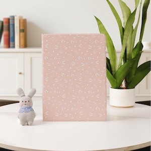 Pink Cute Heart Custom iPad Case for 2025 2024 Air 7/6/5 iPad 10 10.9&quot;, 10.2&quot; iPad Pro 11&quot;12.9&quot; 13&quot; iPad Mini 6/7 with Pencil Holder Cover