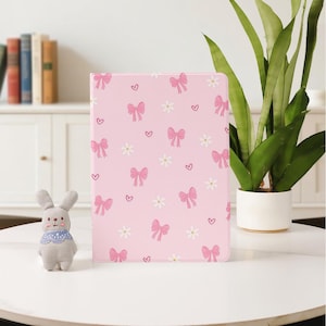 Cute Pink Heart Little Daisy iPad Case for 2025 2024 Air 7/6/5 iPad 10 10.9&quot;, 10.2&quot; iPad Pro 11&quot;12.9&quot; 13&quot; iPad Mini 6/7 with Pencil Holder