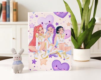 Bonita funda para iPad de Demon Hunters (Kpop) para modelos A16, Air 7, 6 y 5 de 2025, iPad 10 de 10,9 y 10,2 pulgadas, iPad Pro de 11, 12,9 y 13 pulgadas, iPad Mini 6 y 7 con portalápices.