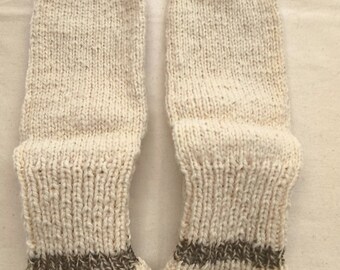 Very thick hand-knitted wool socks made from 100% sheep's wool | warm, cozy winter socks | natural house socks, gift idea, Sheep Wool Socks hand