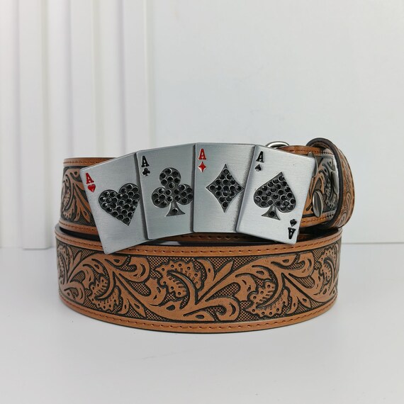 Vintage Playing Card Belt Buckle Wholesale belt buckles - Vintage Lighter Card Design main image 2