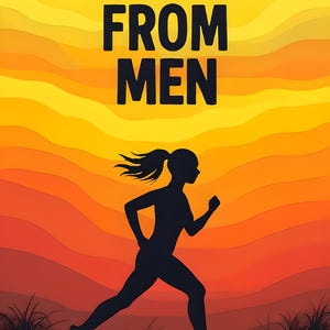 Offensive Contemporary Running From Men Digital Art Poster