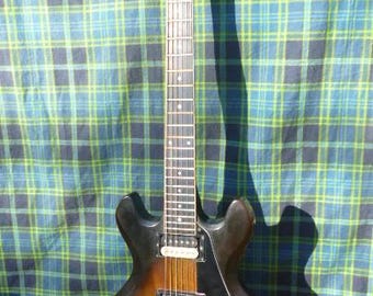 Gibson Professional Deluxe 335-S Guitar 1981 Solid Body Rare Production Sunburst Serial #80751540  Gibson Hardshell Case Included Nashville