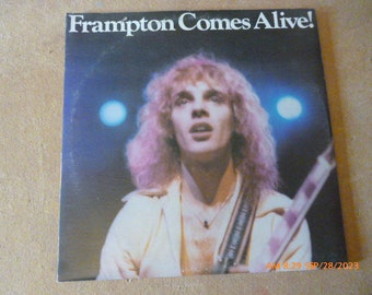 Peter Frampton 1976 LP Frampton Comes Alive 2 Record Set Original Insert Sleeve A&M 3703 Gatefold